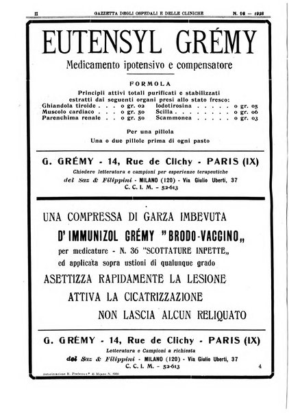 Gazzetta degli ospedali e delle cliniche