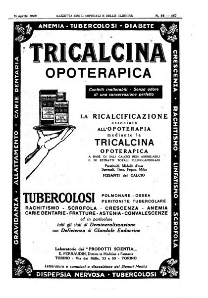 Gazzetta degli ospedali e delle cliniche