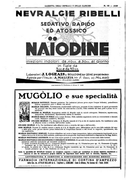 Gazzetta degli ospedali e delle cliniche