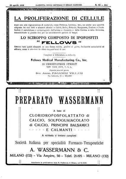 Gazzetta degli ospedali e delle cliniche