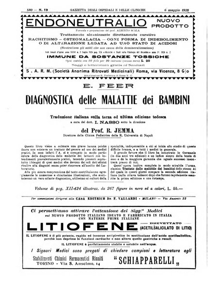 Gazzetta degli ospedali e delle cliniche