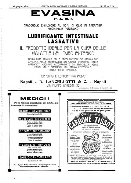 Gazzetta degli ospedali e delle cliniche