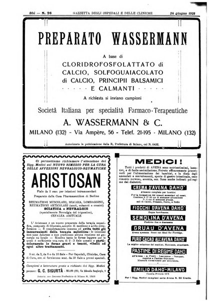 Gazzetta degli ospedali e delle cliniche