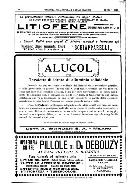 Gazzetta degli ospedali e delle cliniche