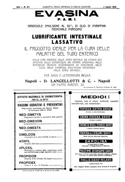 Gazzetta degli ospedali e delle cliniche