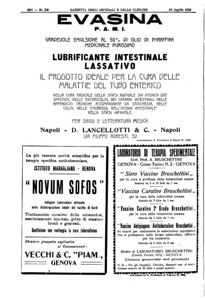 Gazzetta degli ospedali e delle cliniche