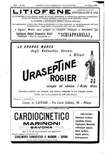 Gazzetta degli ospedali e delle cliniche