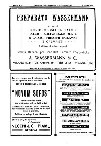 Gazzetta degli ospedali e delle cliniche