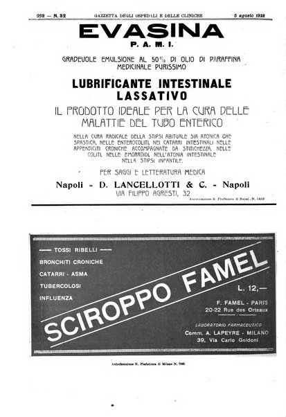 Gazzetta degli ospedali e delle cliniche