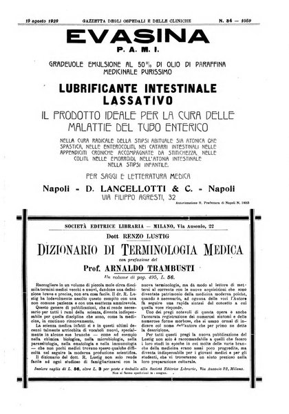 Gazzetta degli ospedali e delle cliniche