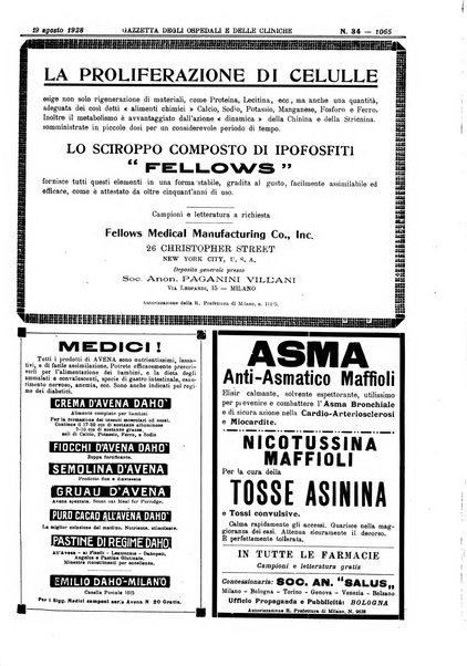 Gazzetta degli ospedali e delle cliniche