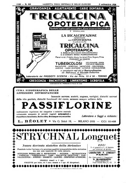 Gazzetta degli ospedali e delle cliniche