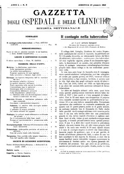 Gazzetta degli ospedali e delle cliniche