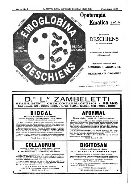 Gazzetta degli ospedali e delle cliniche