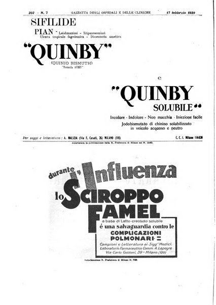 Gazzetta degli ospedali e delle cliniche