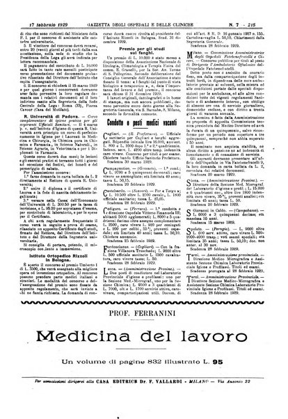 Gazzetta degli ospedali e delle cliniche