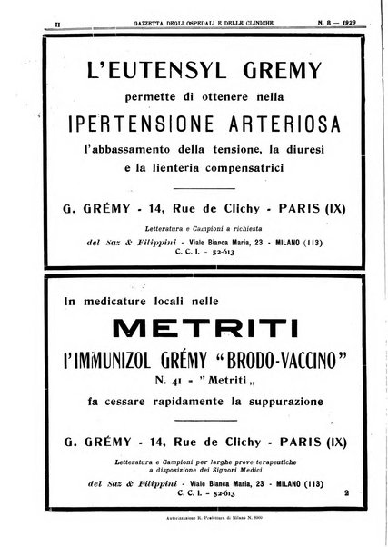 Gazzetta degli ospedali e delle cliniche