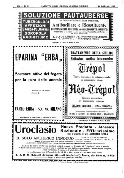 Gazzetta degli ospedali e delle cliniche