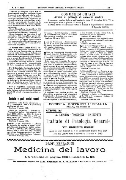 Gazzetta degli ospedali e delle cliniche