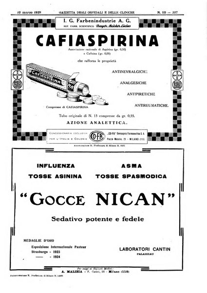 Gazzetta degli ospedali e delle cliniche