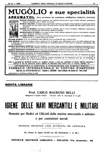 Gazzetta degli ospedali e delle cliniche