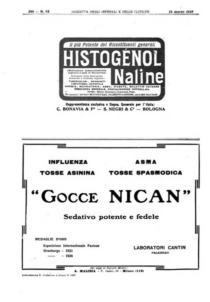 Gazzetta degli ospedali e delle cliniche