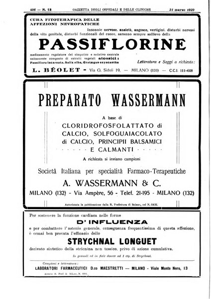 Gazzetta degli ospedali e delle cliniche