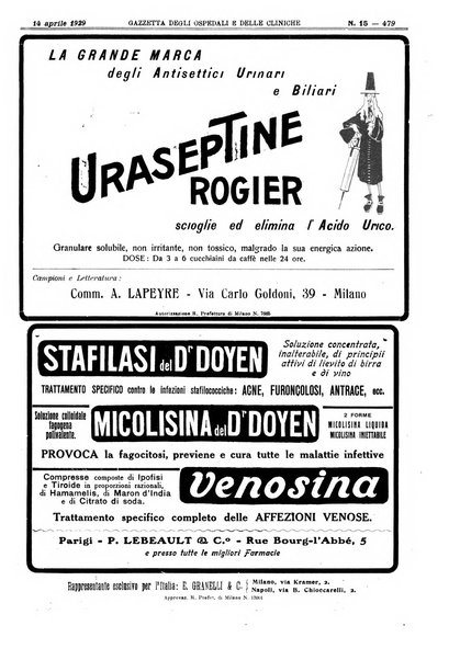 Gazzetta degli ospedali e delle cliniche