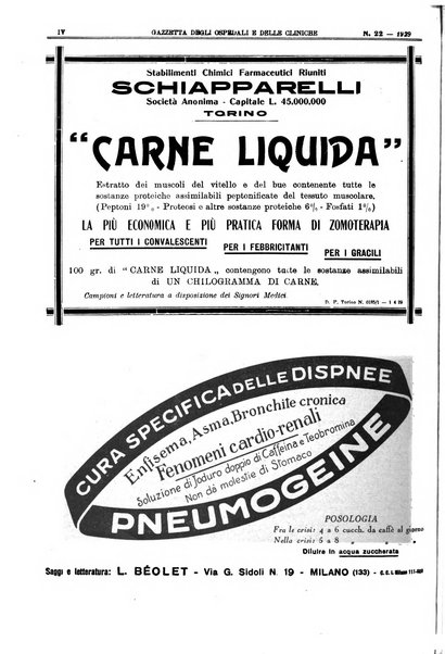 Gazzetta degli ospedali e delle cliniche