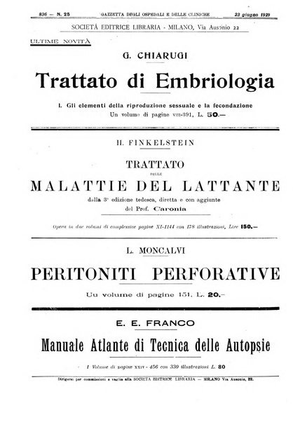 Gazzetta degli ospedali e delle cliniche