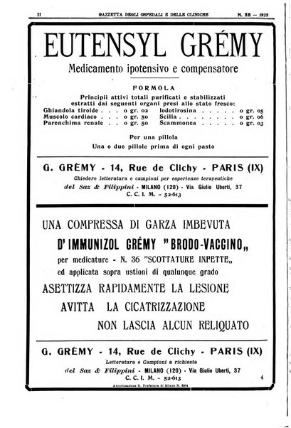 Gazzetta degli ospedali e delle cliniche