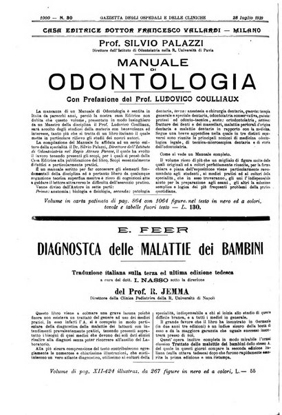 Gazzetta degli ospedali e delle cliniche