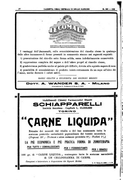 Gazzetta degli ospedali e delle cliniche