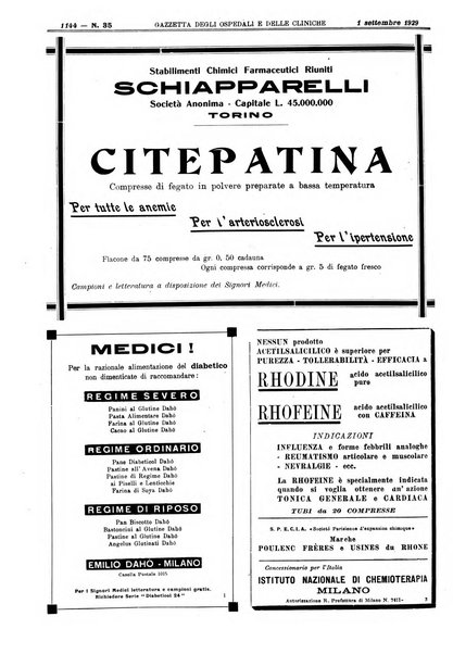 Gazzetta degli ospedali e delle cliniche