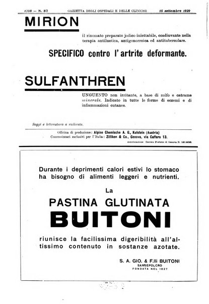 Gazzetta degli ospedali e delle cliniche