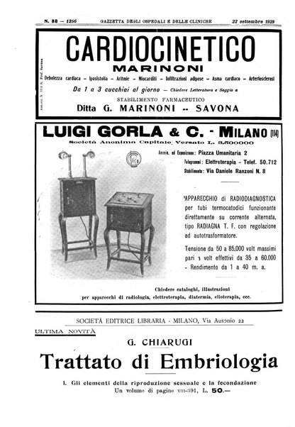 Gazzetta degli ospedali e delle cliniche