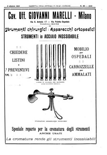 Gazzetta degli ospedali e delle cliniche