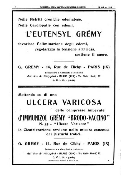 Gazzetta degli ospedali e delle cliniche