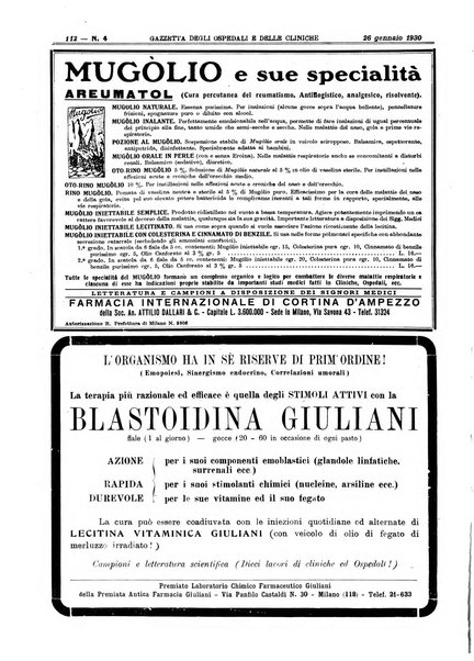 Gazzetta degli ospedali e delle cliniche