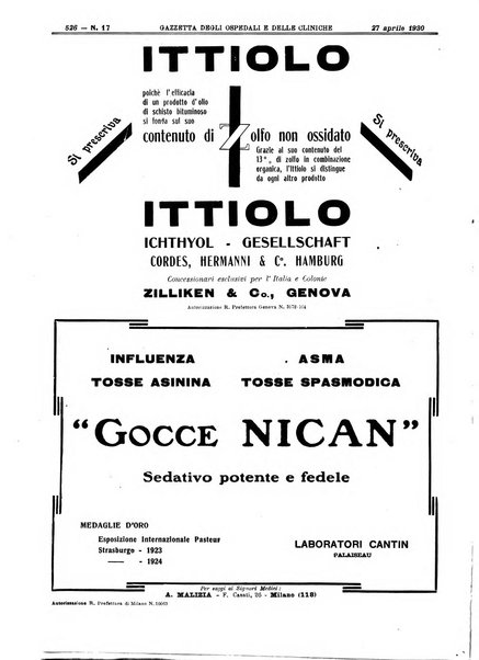 Gazzetta degli ospedali e delle cliniche