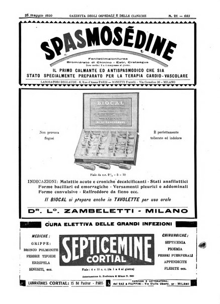 Gazzetta degli ospedali e delle cliniche