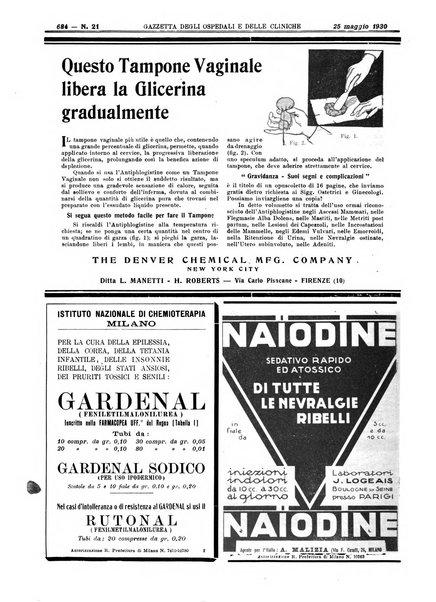 Gazzetta degli ospedali e delle cliniche