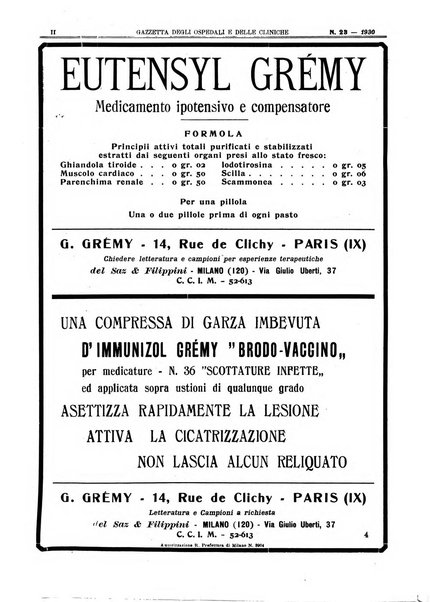 Gazzetta degli ospedali e delle cliniche