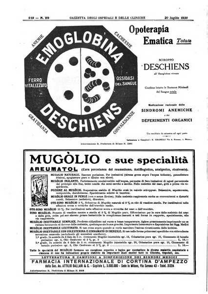 Gazzetta degli ospedali e delle cliniche