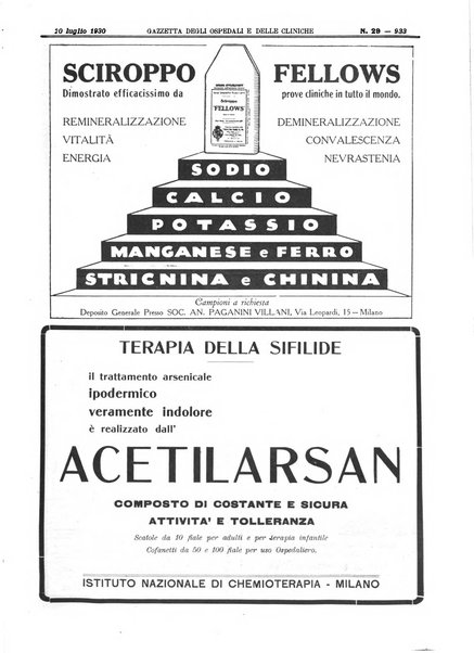 Gazzetta degli ospedali e delle cliniche