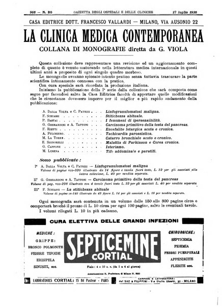 Gazzetta degli ospedali e delle cliniche