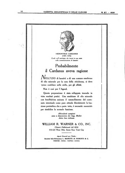 Gazzetta degli ospedali e delle cliniche