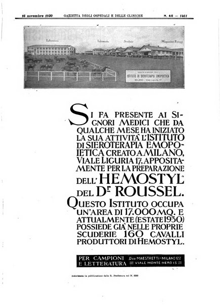 Gazzetta degli ospedali e delle cliniche