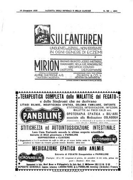 Gazzetta degli ospedali e delle cliniche