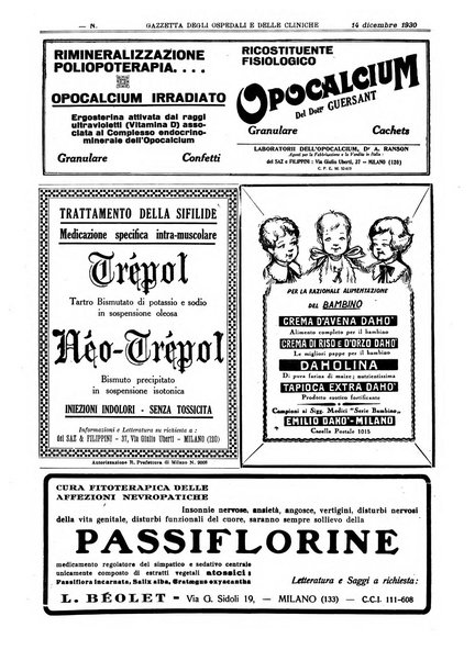 Gazzetta degli ospedali e delle cliniche